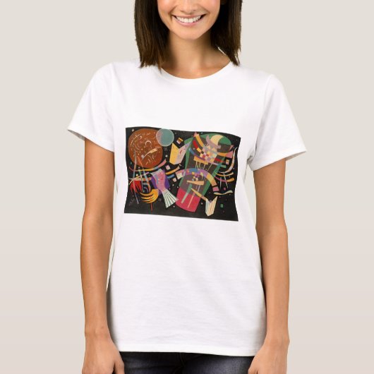 カンディンスキー組成10抽象芸術絵画ズ Tシャツ (正面)