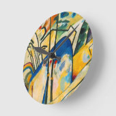 カンディンスキー組成IV ラウンド壁時計 (傾斜)