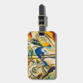 カンディンスキー組成IV ラゲッジタグ (正面縦)