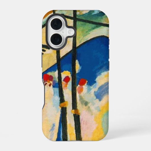 カンディンスキー組成IV iPhone 16ケース (裏面)