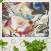 カンディンスキー組成VI抽象芸術絵画ズ キッチンタオル (折り畳み)