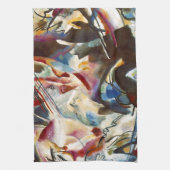 カンディンスキー組成VI抽象芸術絵画ズ キッチンタオル (縦)