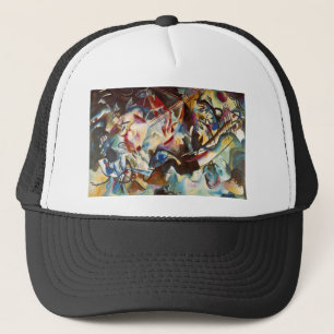 カンディンスキー組成VI抽象芸術絵画ズ キャップ