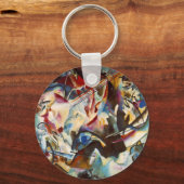 カンディンスキー組成VI抽象芸術絵画ズ キーホルダー (正面)