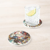 カンディンスキー組成VI抽象芸術絵画ズ コースター (側面)