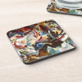 カンディンスキー組成VI抽象芸術絵画ズ コースター (左側)