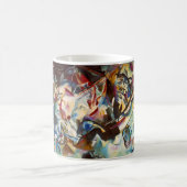 カンディンスキー組成VI抽象芸術絵画ズ コーヒーマグカップ (中央)