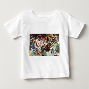 カンディンスキー組成VI抽象芸術絵画ズ ベビーTシャツ