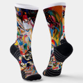 カンディンスキー組成VII抽象芸術絵画ズ ソックス (傾斜あり)