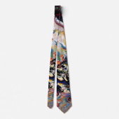 カンディンスキー組成VII抽象芸術絵画ズ ネクタイ (裏面)