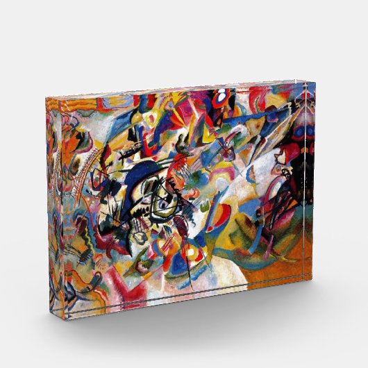 カンディンスキー組成VII抽象芸術絵画ズ フォトブロック (左)