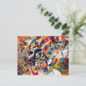 カンディンスキー組成VII抽象芸術絵画ズ ポストカード (スタンド正面)