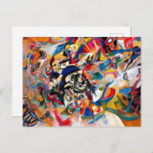 カンディンスキー組成VII抽象芸術絵画ズ ポストカード (正面/裏面)