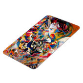 カンディンスキー組成VII抽象芸術絵画ズ マグネット (左側)