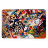 カンディンスキー組成VII抽象芸術絵画ズ マグネット (横)