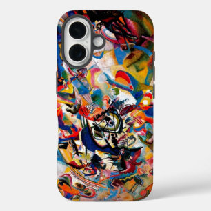 カンディンスキー組成VII抽象芸術絵画ズ iPhone 16ケース