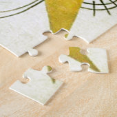 カンディンスキー絵画オンホワイトIIの抽象芸術アート ジグソーパズル (側面)