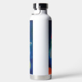 カンディンスキー絵画ブルー ウォーターボトル (右面)