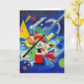 カンディンスキー絵画ブルー カード (黄色い花)