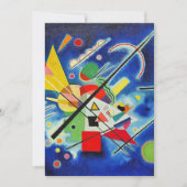 カンディンスキー絵画ブルー カード (正面)