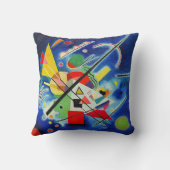 カンディンスキー絵画ブルー クッション (裏面)