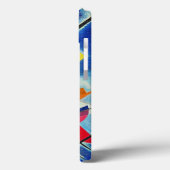 カンディンスキー絵画ブルー Case-Mate iPhoneケース (裏面 / 左)