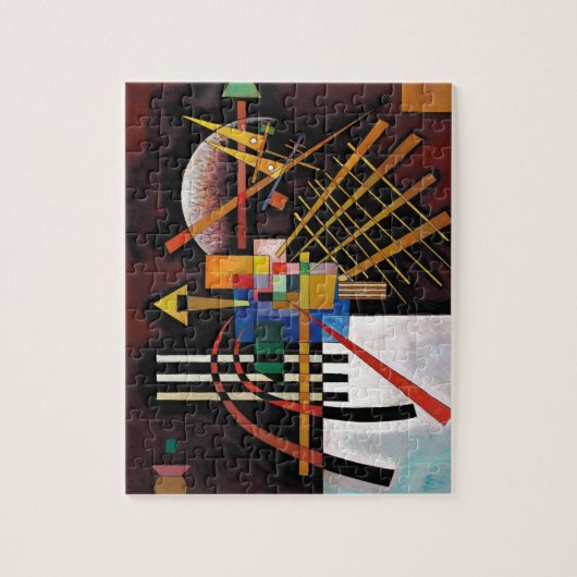 カンディンスキー絵画抽象芸術のクラシカルアートワーク ジグソーパズル (縦)