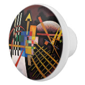 カンディンスキー絵画抽象芸術のクラシカルアートワーク セラミックノブ (右)