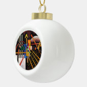 カンディンスキー絵画抽象芸術のクラシカルアートワーク セラミックボールオーナメント (右)