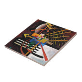 カンディンスキー絵画抽象芸術のクラシカルアートワーク タイル (側面)