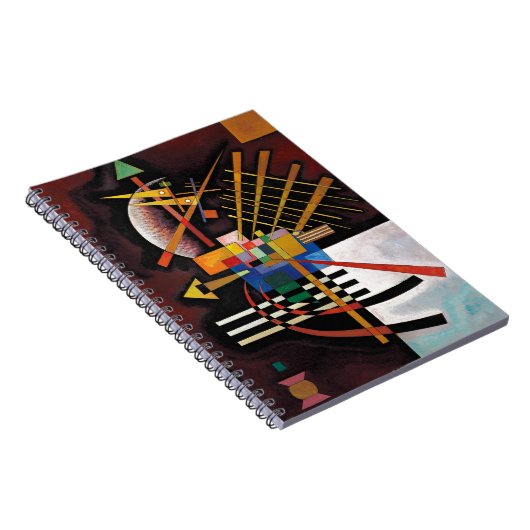 カンディンスキー絵画抽象芸術のクラシカルアートワーク ノートブック (右側)