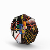 カンディンスキー絵画抽象芸術のクラシカルアートワーク フォトブロック (右)