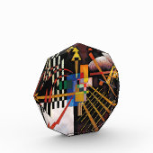 カンディンスキー絵画抽象芸術のクラシカルアートワーク フォトブロック (左)