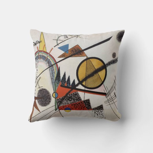 カンディンスキー絵画抽象芸術のモダンアートマスター クッション (裏面)