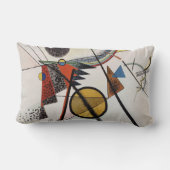 カンディンスキー絵画抽象芸術のモダンアートマスター ランバークッション (裏面)