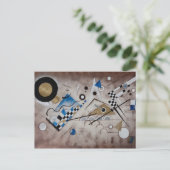 カンディンスキー絵画抽象芸術の世紀半モダンばの芸術 ポストカード (スタンド正面)