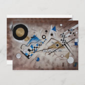 カンディンスキー絵画抽象芸術の世紀半モダンばの芸術 ポストカード (正面/裏面)