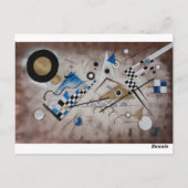 カンディンスキー絵画抽象芸術の世紀半モダンばの芸術 ポストカード (裏面)