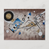 カンディンスキー絵画抽象芸術の世紀半モダンばの芸術 ポストカード (正面)