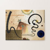 カンディンスキー絵画抽象芸術アート表現主義 ジグソーパズル (横)