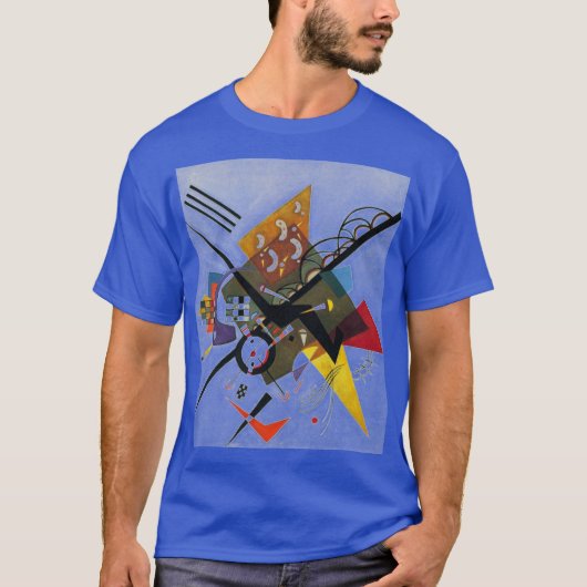 カンディンスキー絵画TシャツWhite Two抽象芸術 Tシャツ (正面)