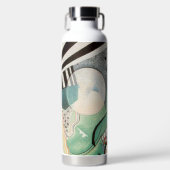 カンディンスキー緑のコンポジション1923アールデコ ウォーターボトル (正面)