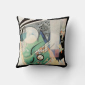 カンディンスキー緑のコンポジション1923アールデコ クッション (裏面)