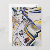 カンディンスキー表現主義絵画抽象芸術のコサック ポストカード (正面/裏面)