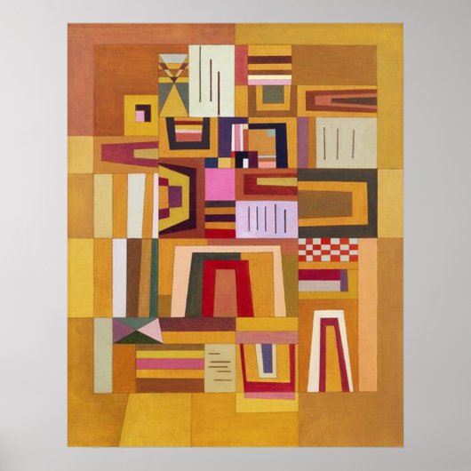 カンディンスキー補償バラポスター ポスター (正面)