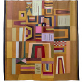 カンディンスキー補償バラ シャワーカーテン (正面)