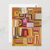 カンディンスキー補償バラ ポストカード (正面/裏面)