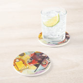 カンディンスキー赤青 コースター (側面)