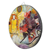 カンディンスキー赤青 ダーツボード (正面右)