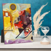 カンディンスキー赤青 フォトプラーク (側面)